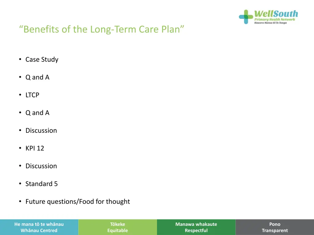 benefits of the long term care plan