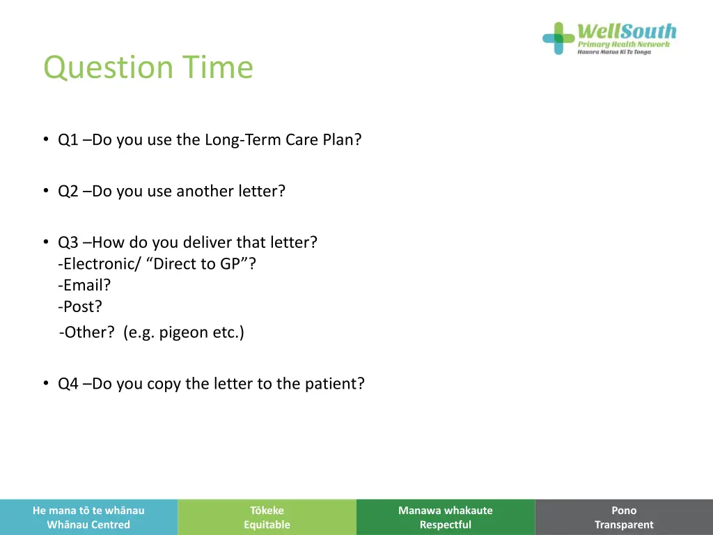 question time