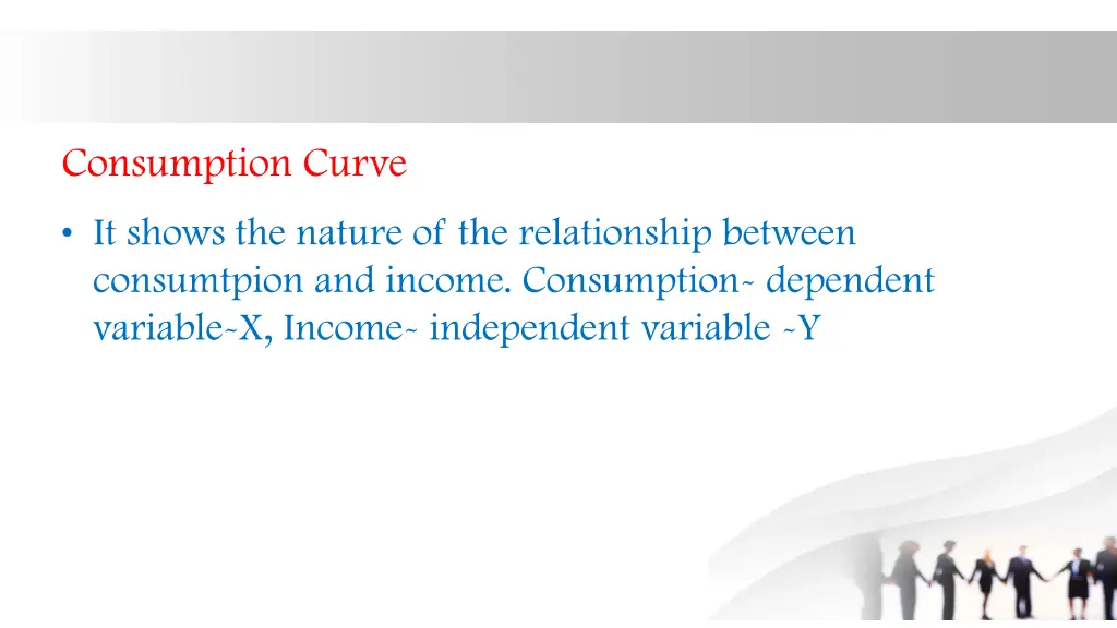 consumption curve