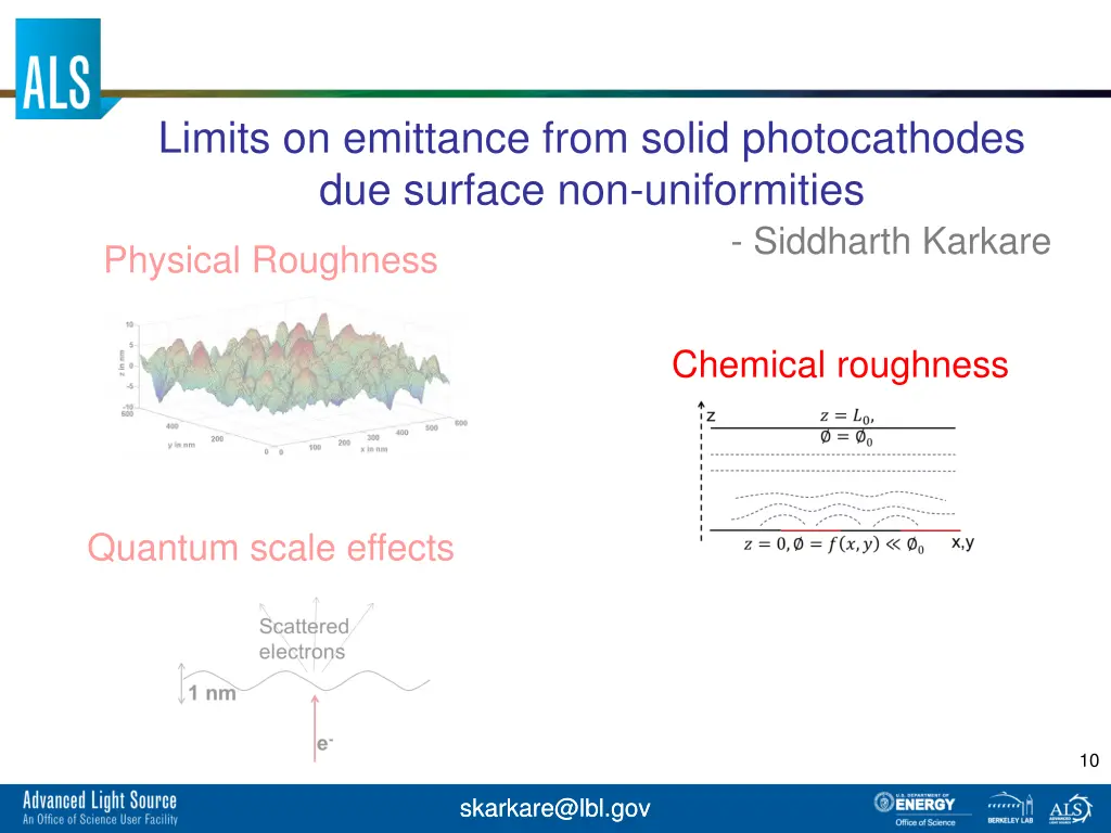 limits on emittance from solid photocathodes 2