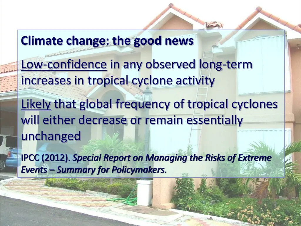 climate change the good news