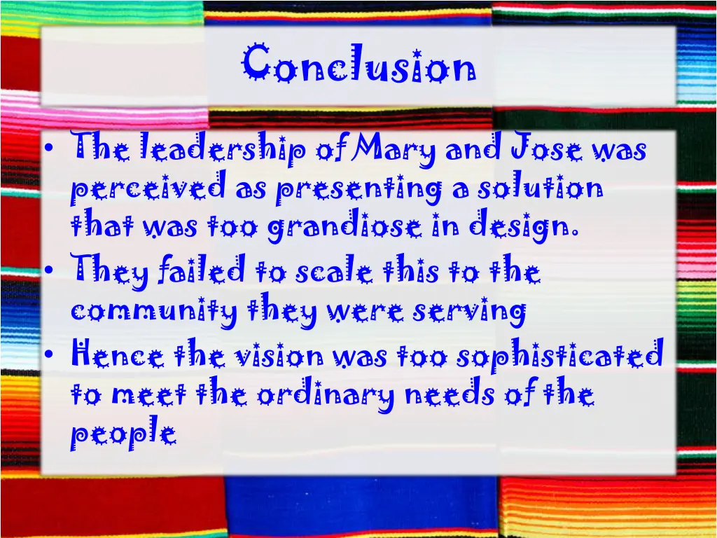conclusion