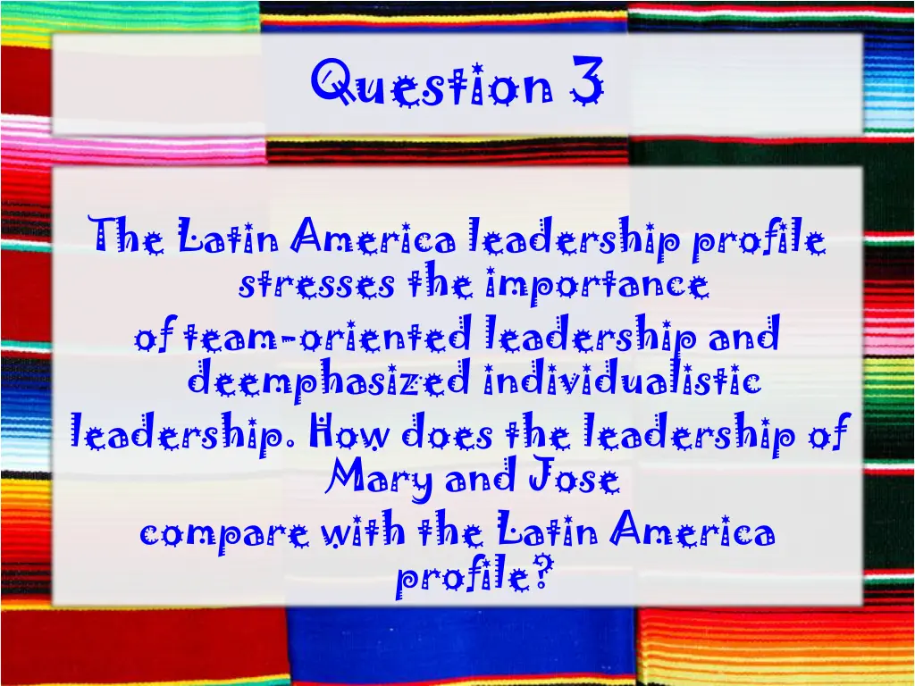 question 3