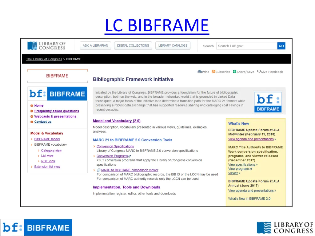 lc bibframe