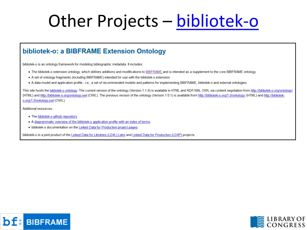 other projects bibliotek o