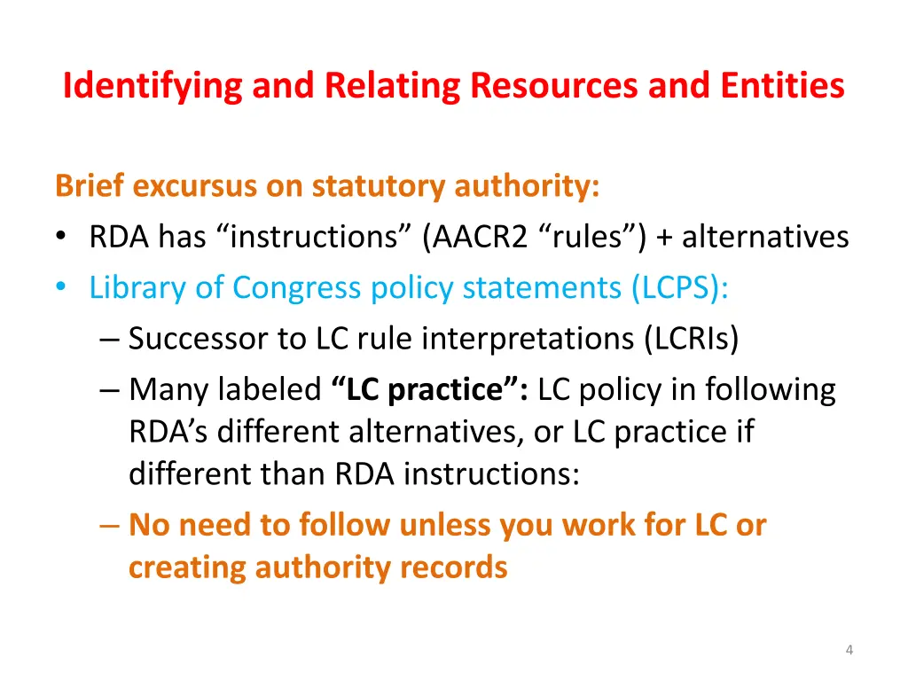 identifying and relating resources and entities 2