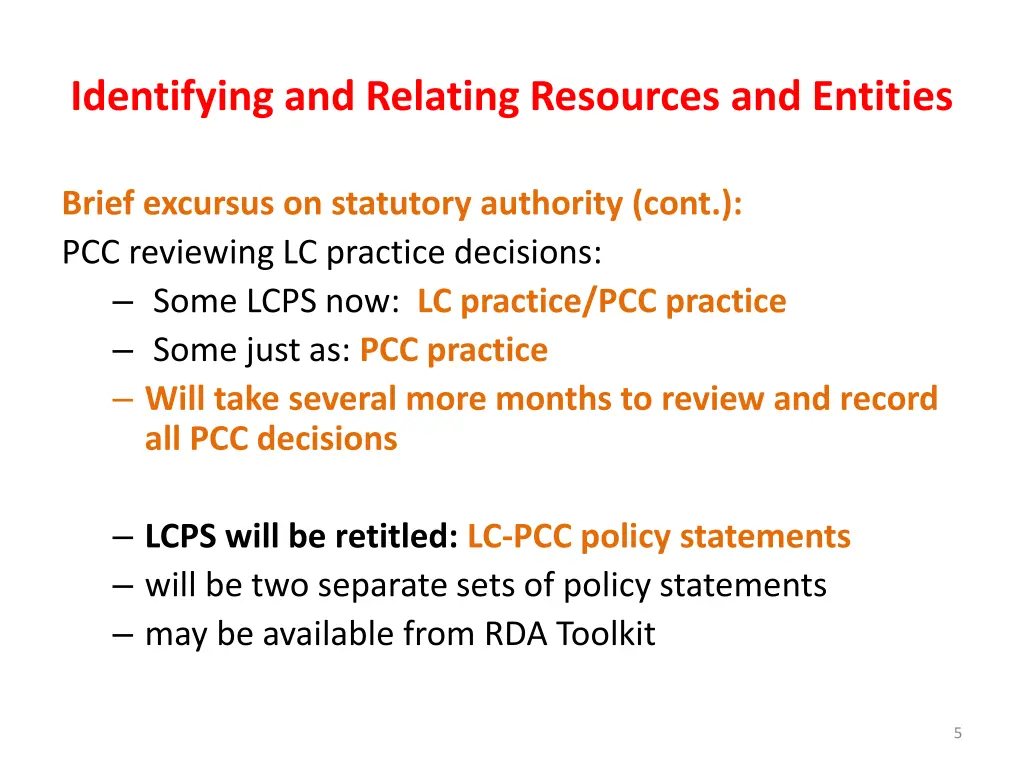 identifying and relating resources and entities 3