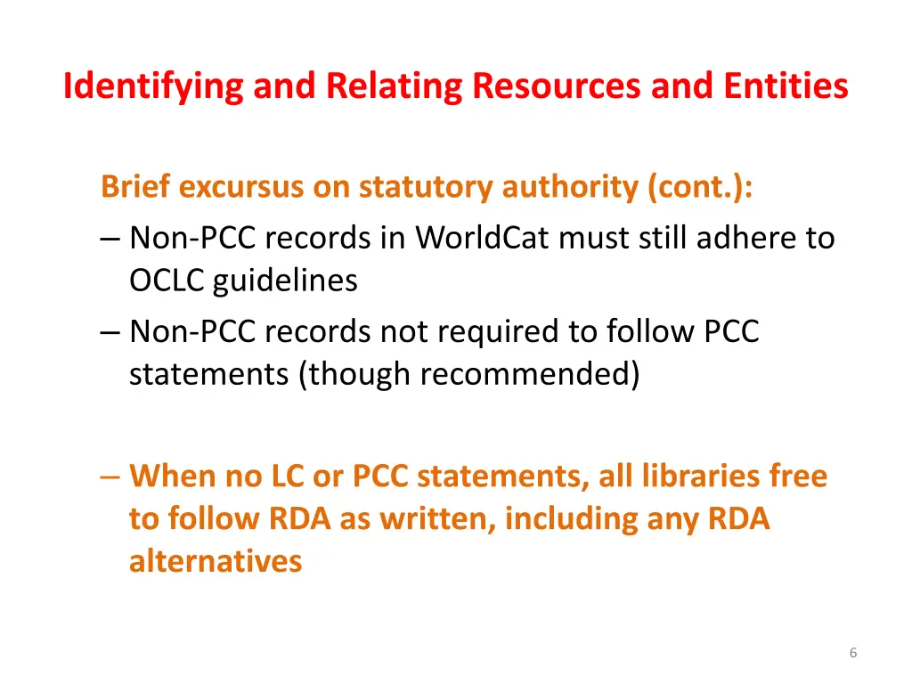 identifying and relating resources and entities 4