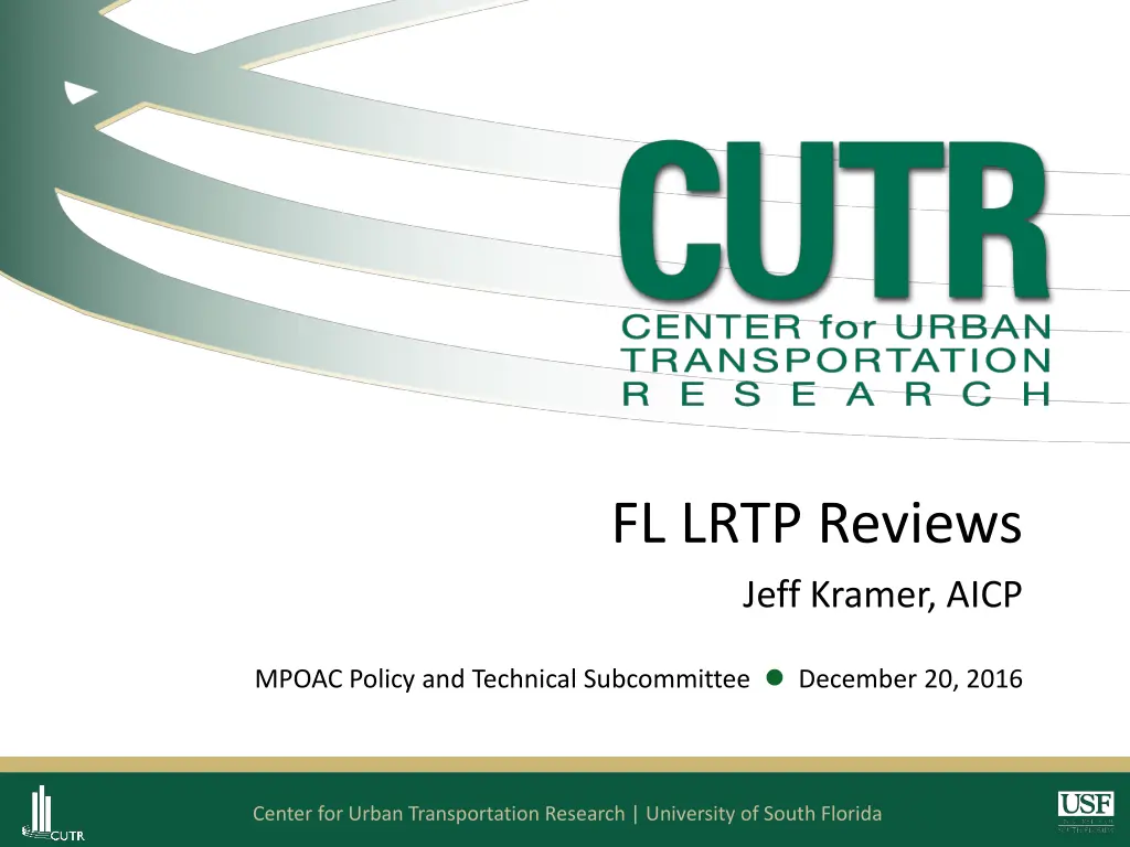 fl lrtp reviews jeff kramer aicp