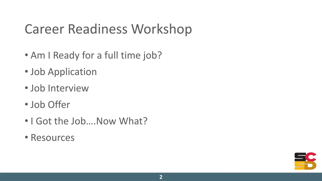 career readiness workshop