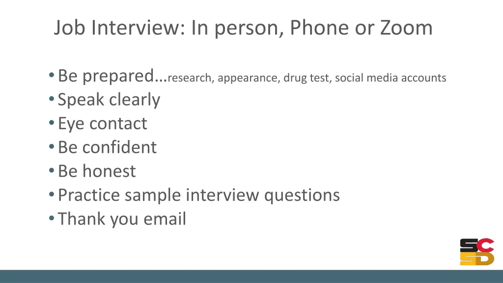 job interview in person phone or zoom
