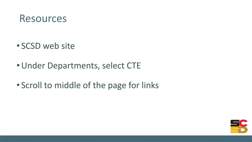 resources