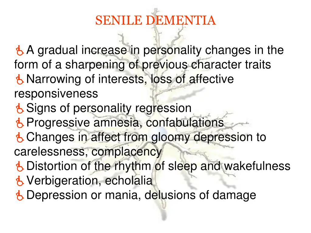 senile dementia 1