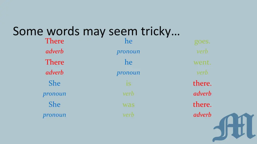 some words may seem tricky there 1