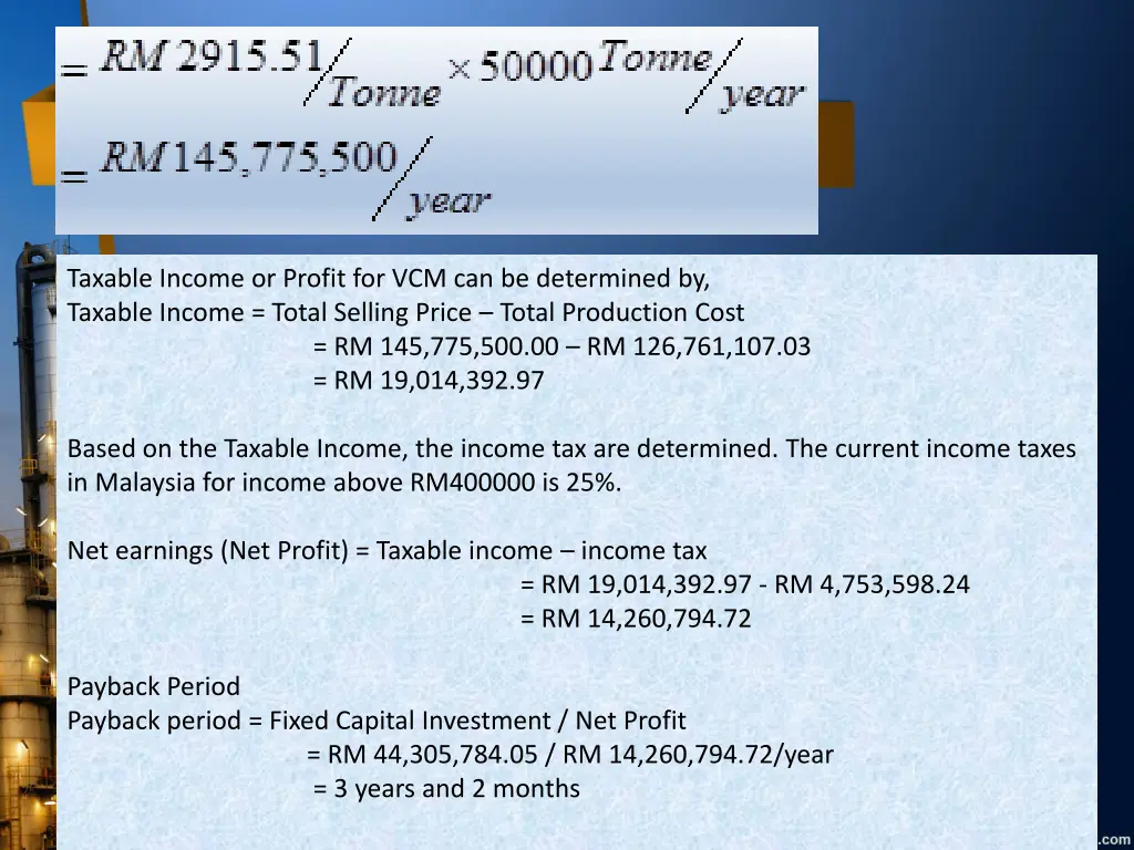 taxable income or profit