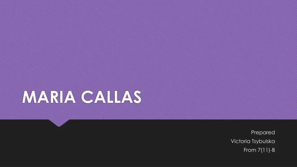 maria callas