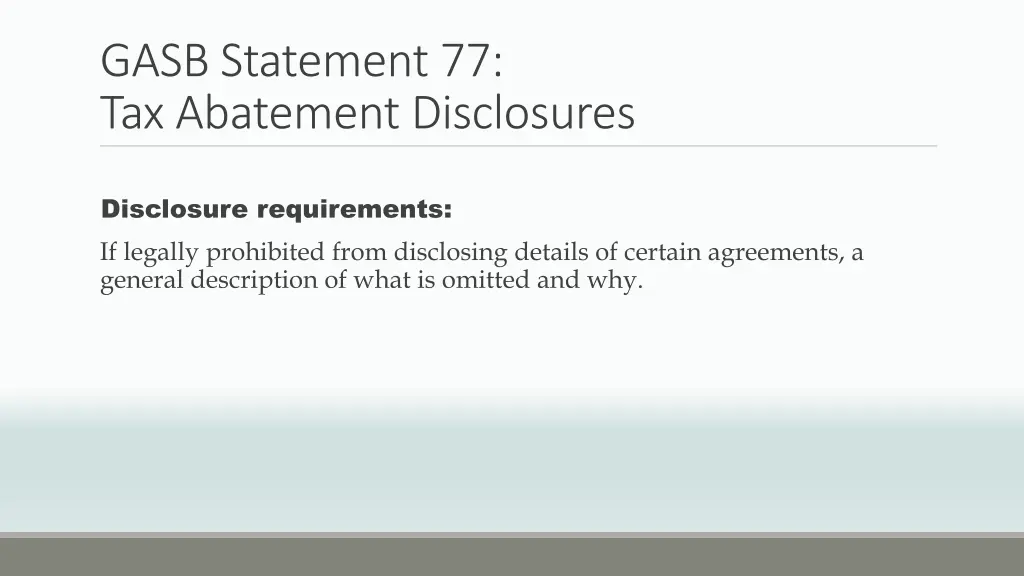gasb statement 77 tax abatement disclosures 6