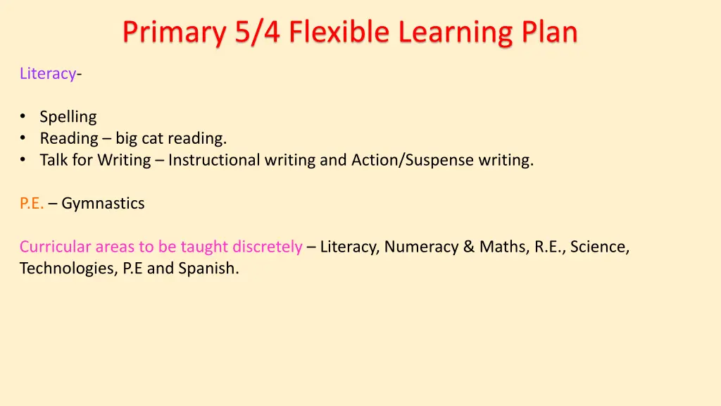 primary 5 4 flexible learning plan 1
