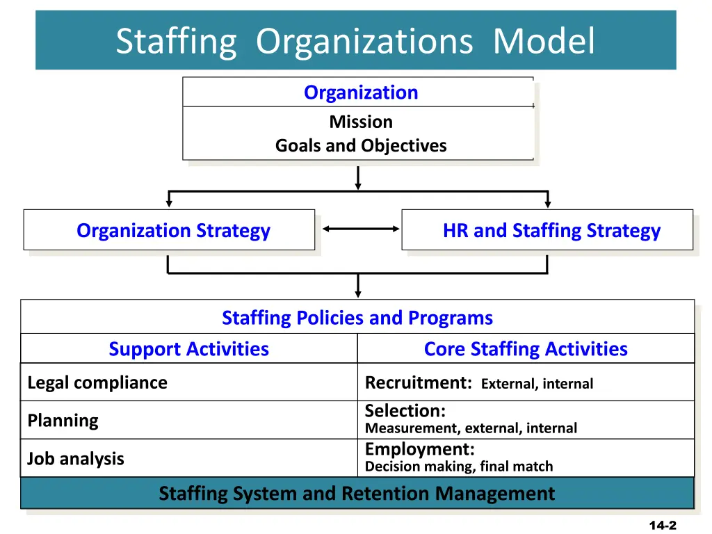 staffing organizations model