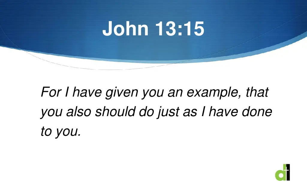 john 13 15