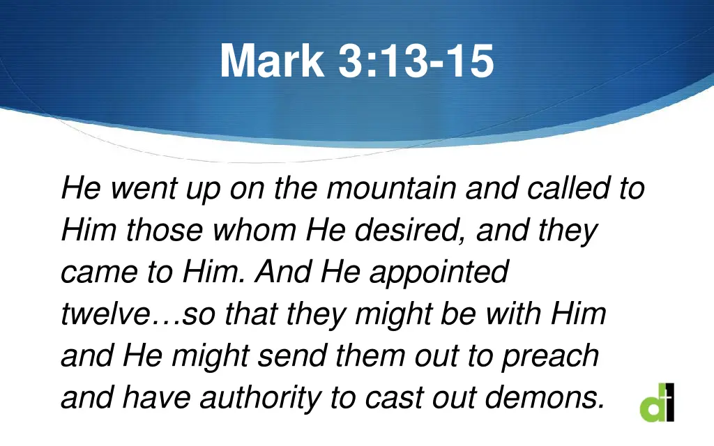 mark 3 13 15