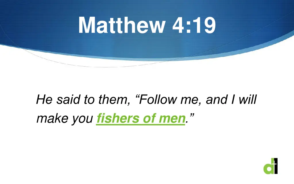 matthew 4 19