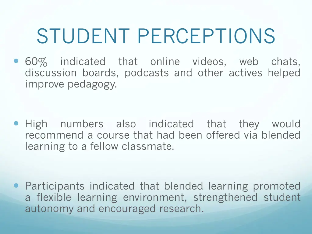 student perceptions 1
