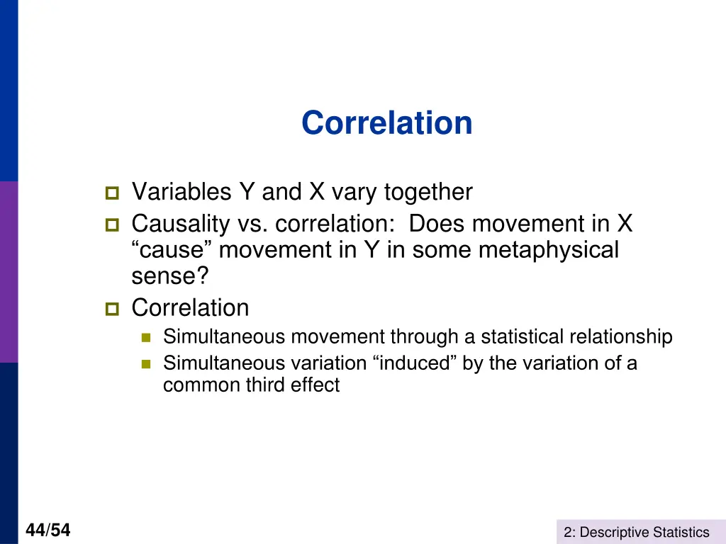 correlation