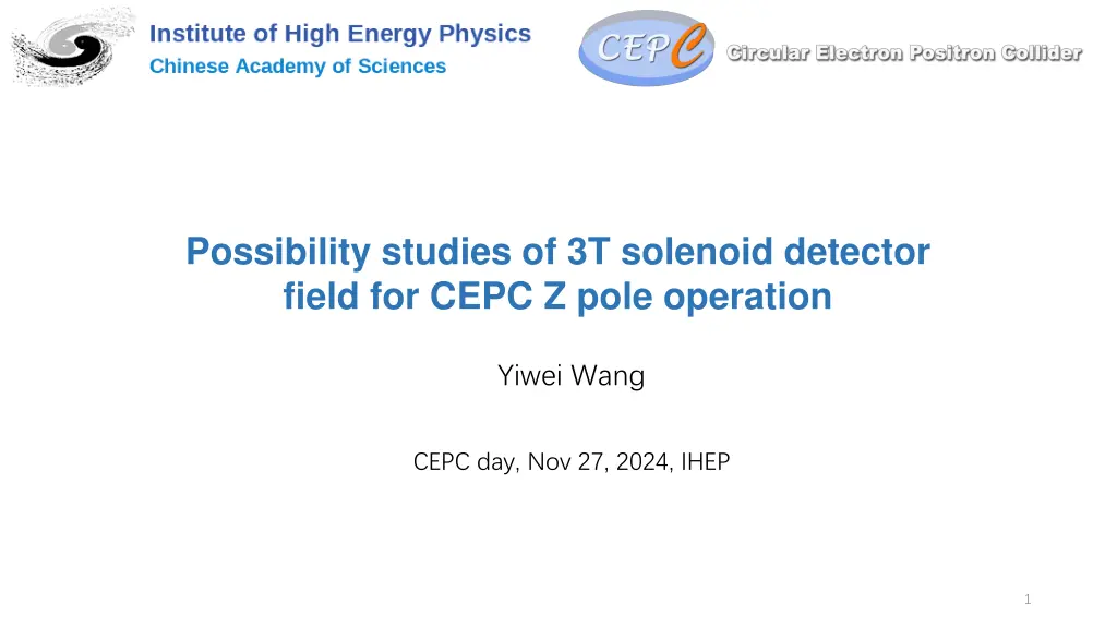 possibility studies of 3t solenoid detector field