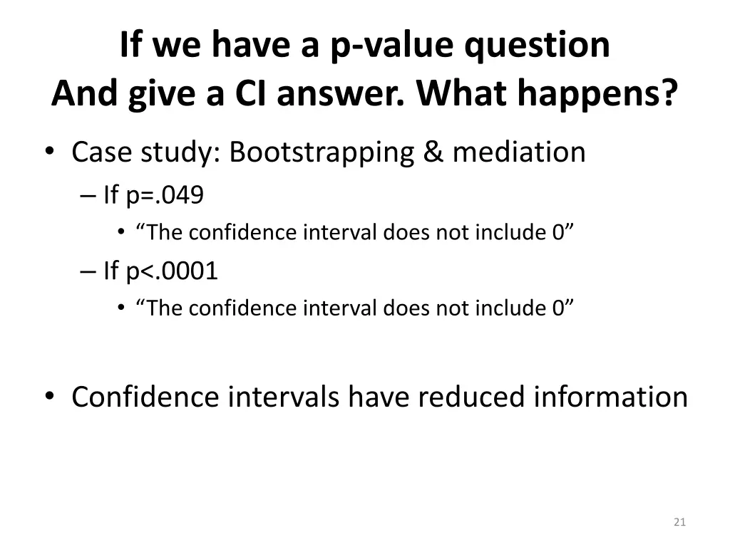 if we have a p value question and give