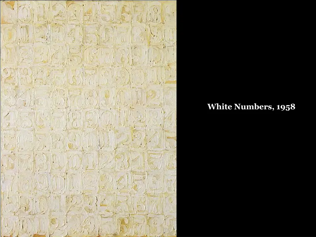 white numbers 1958