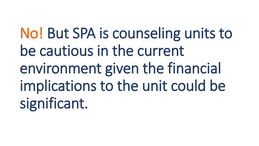 no no but spa is counseling units