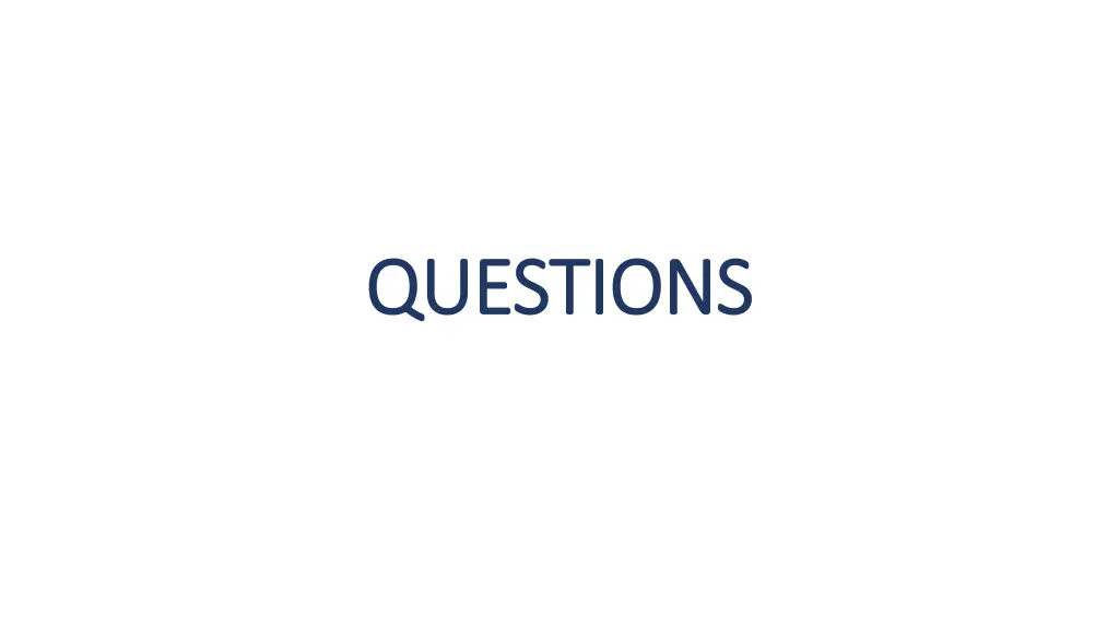 questions questions