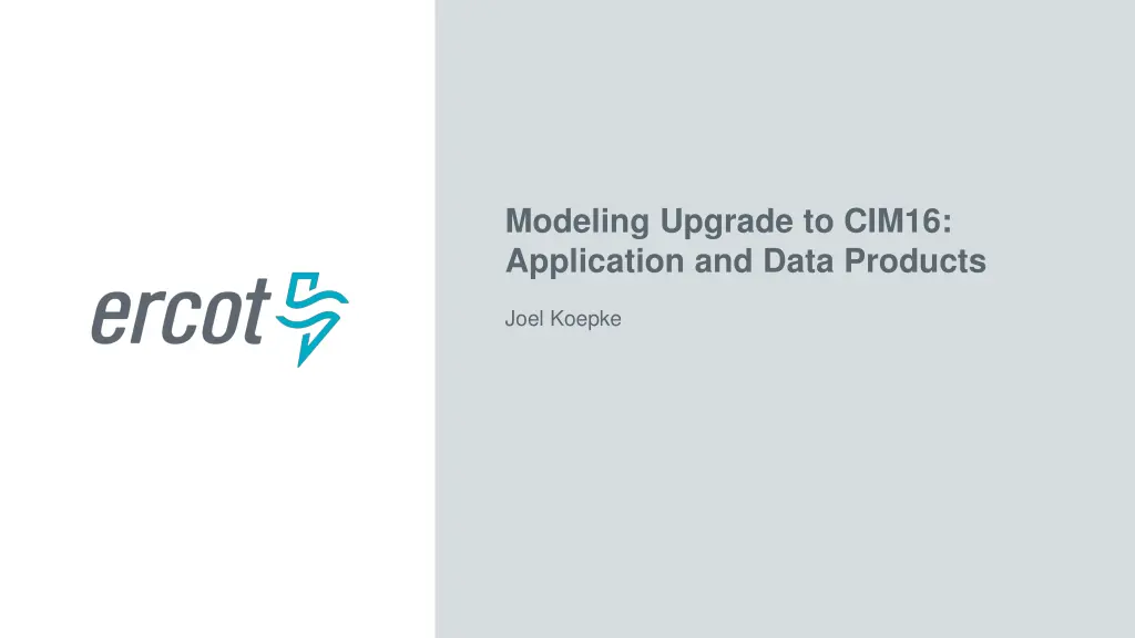modeling upgrade to cim16 application and data