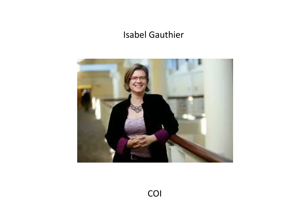 isabel gauthier
