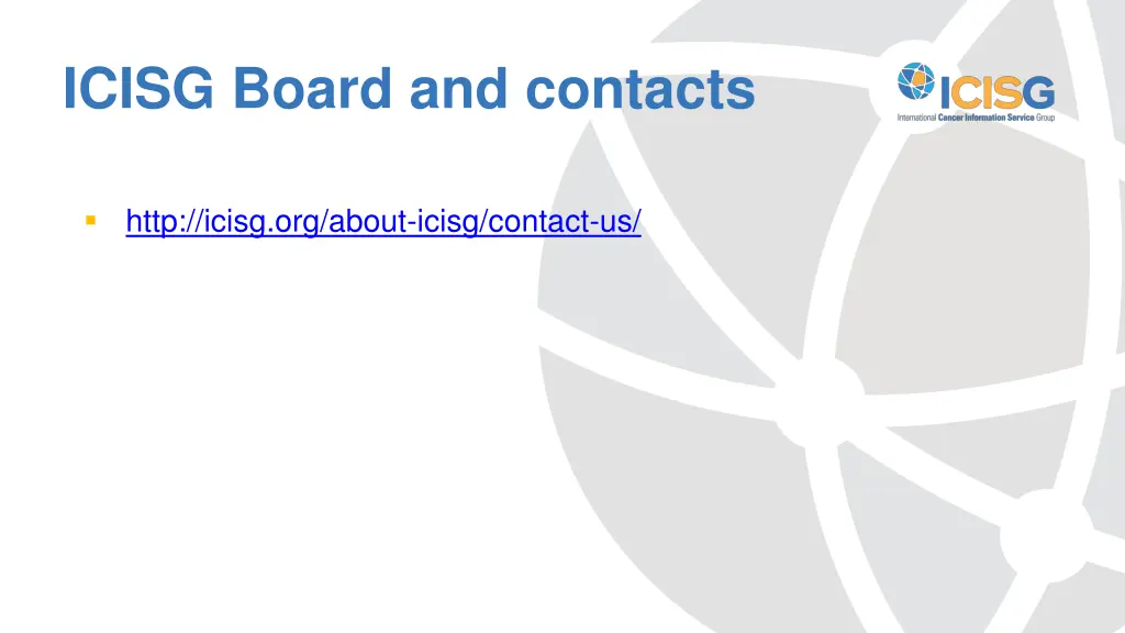 icisg board and contacts 1