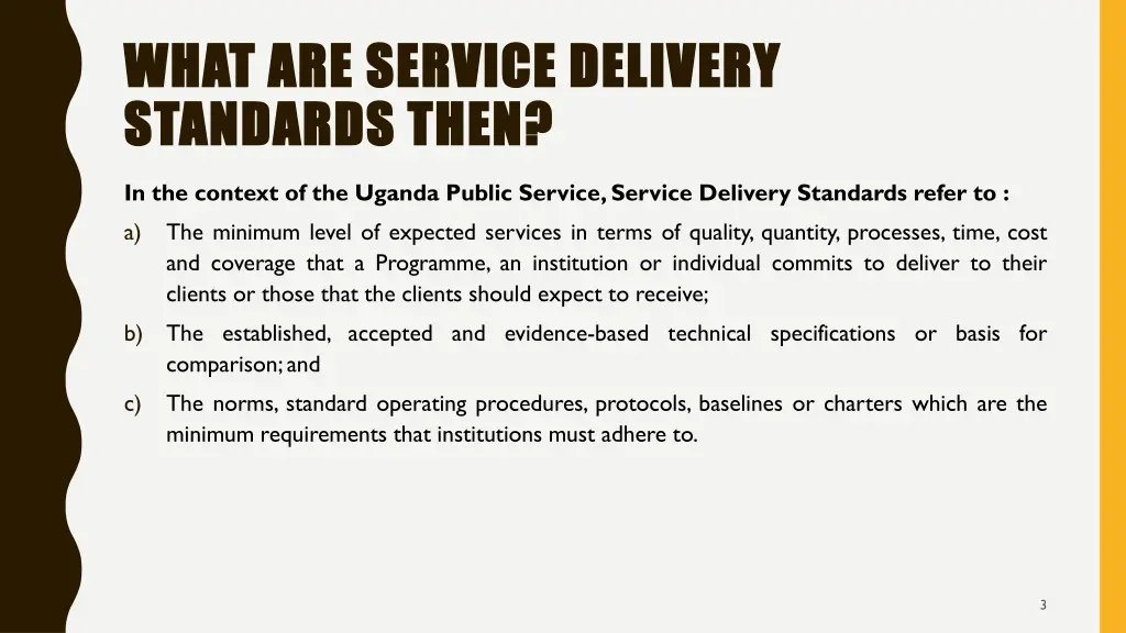 what are service delivery what are service