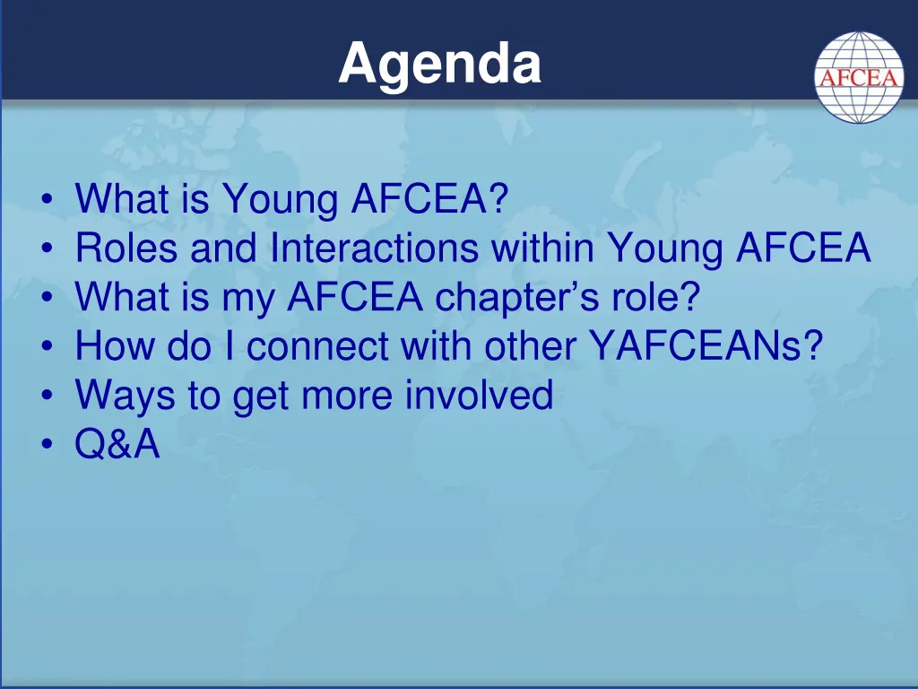agenda