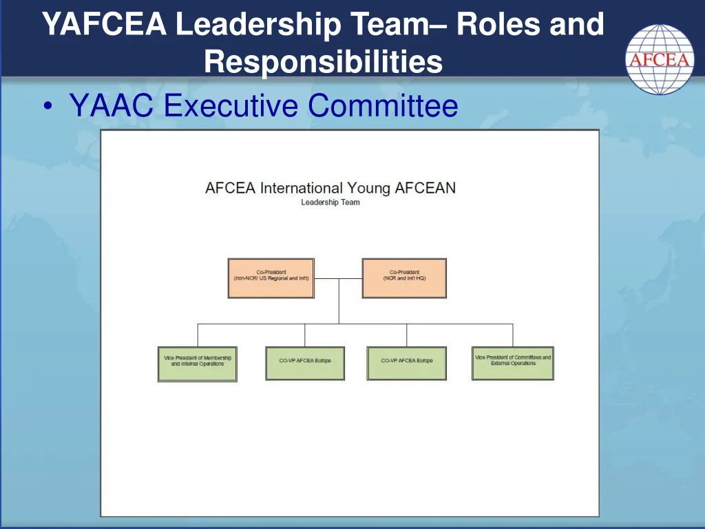 yafcea leadership team roles and responsibilities 1
