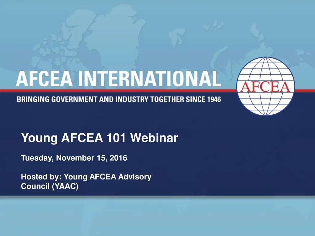 young afcea 101 webinar