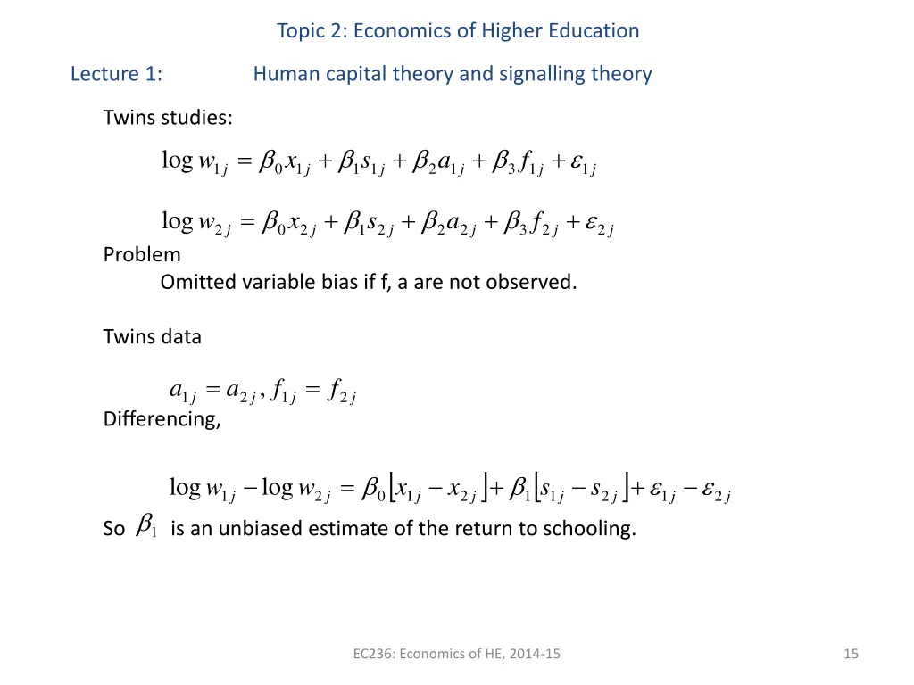topic 2 economics of higher education 12