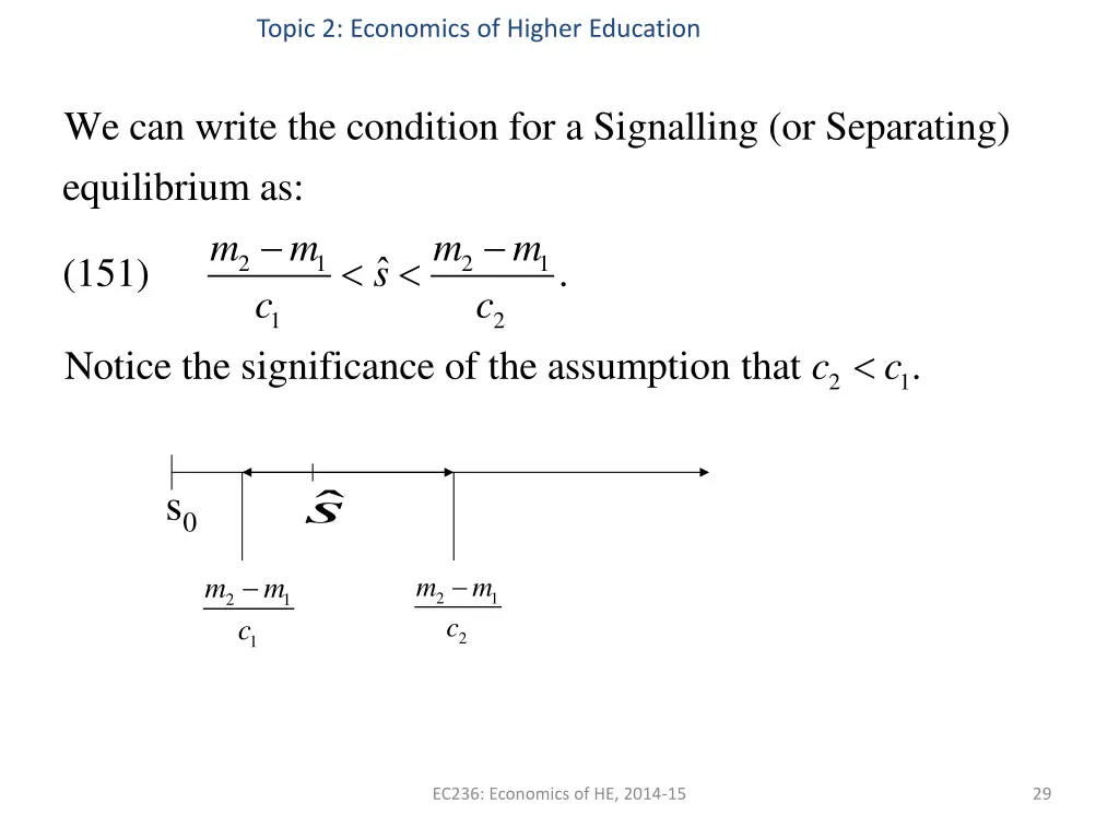 topic 2 economics of higher education 26