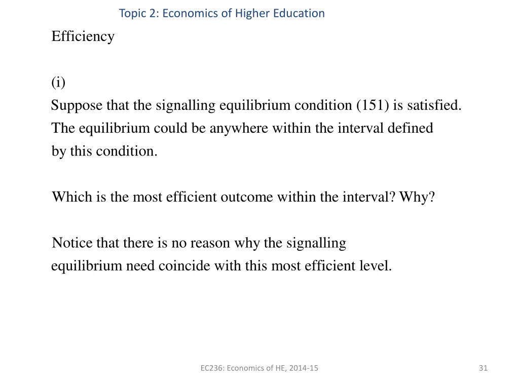 topic 2 economics of higher education 28