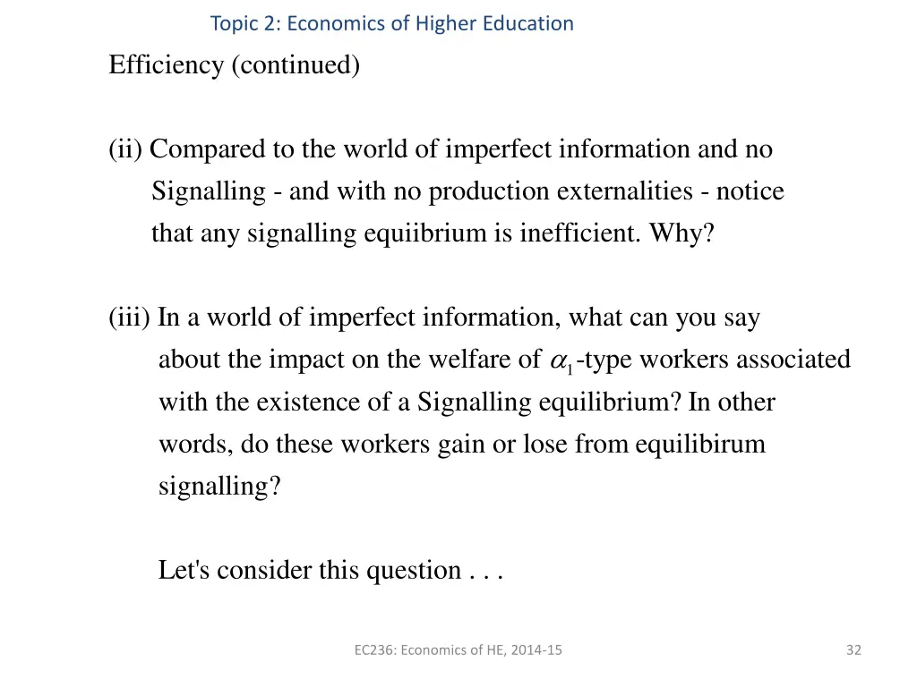 topic 2 economics of higher education 29