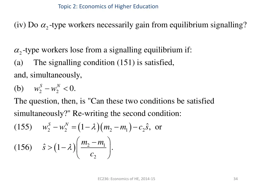 topic 2 economics of higher education 31