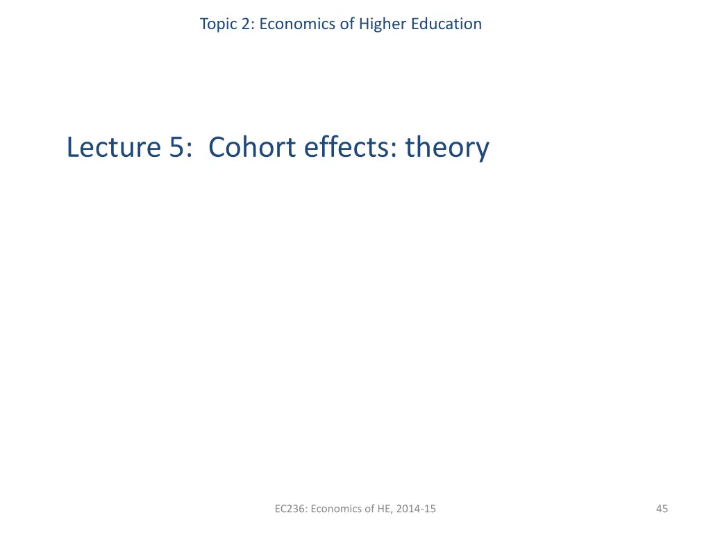 topic 2 economics of higher education 42