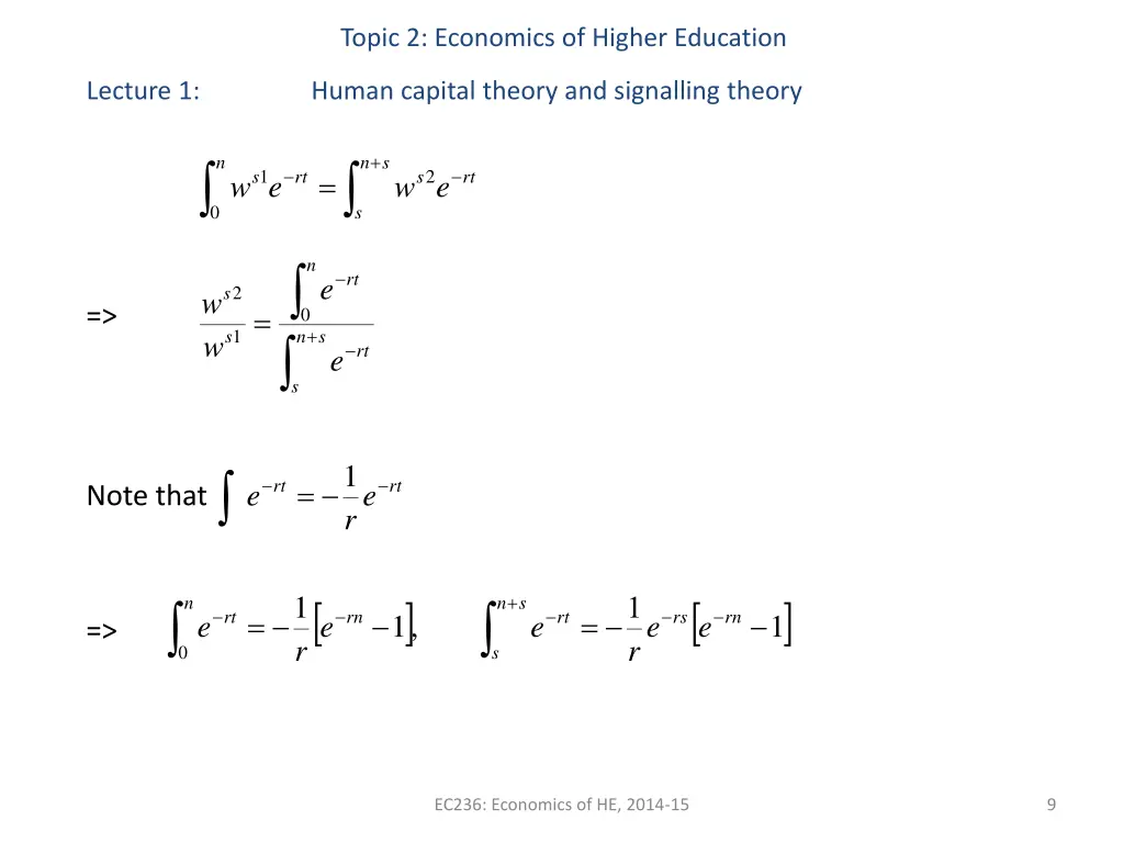 topic 2 economics of higher education 7