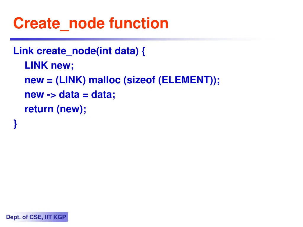 create node function