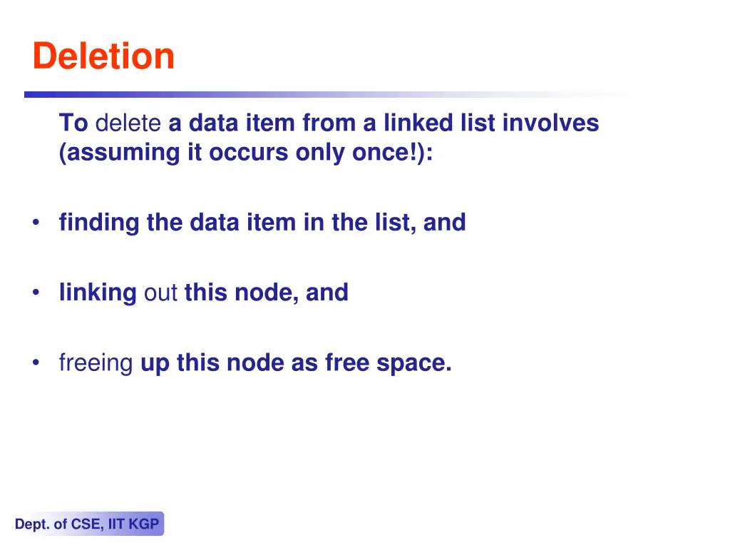 deletion