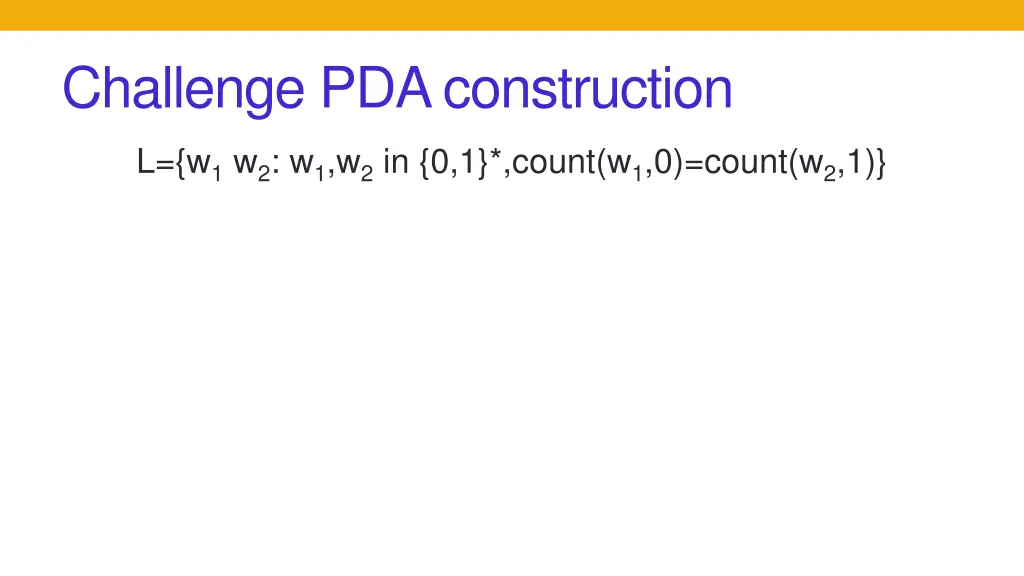 challenge pda construction
